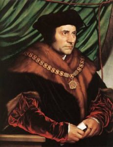 Portrait of St Thomas More by Holbein